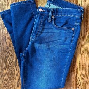 J. Crew 9” Toothpick Skinny high-rise Jeans size 30